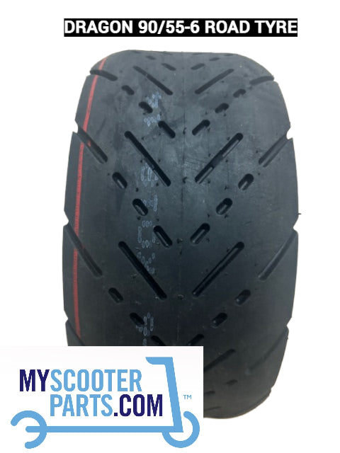 90/55-6 ROAD TREAD TYRE, DRAGON  Kaabo, Dualtron, Bolzzen, Bexly and Mercane (Kukirin).