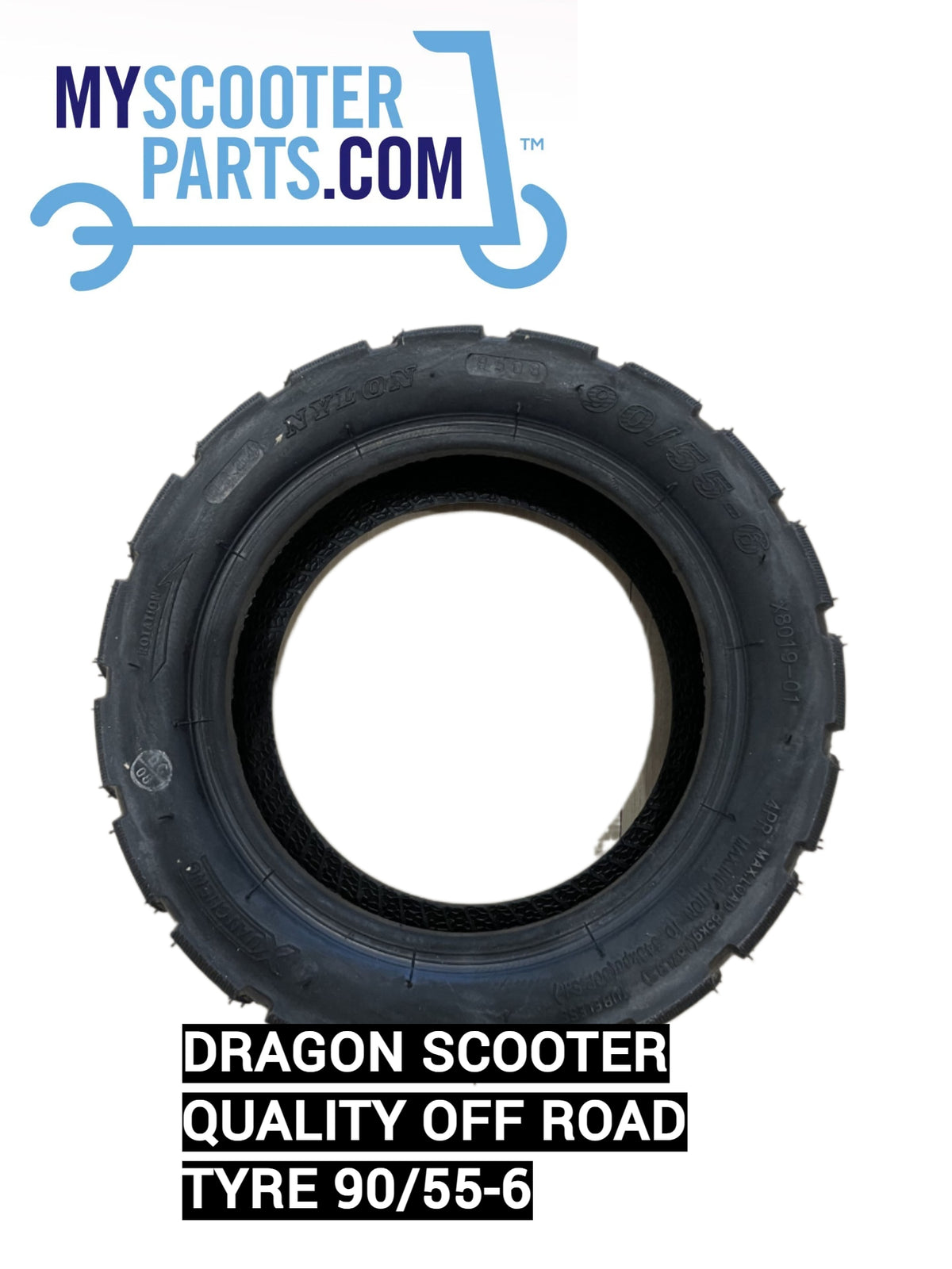 DRAGON ELECTRIC SCOOTER 90/55-6 TYRE OFF ROAD