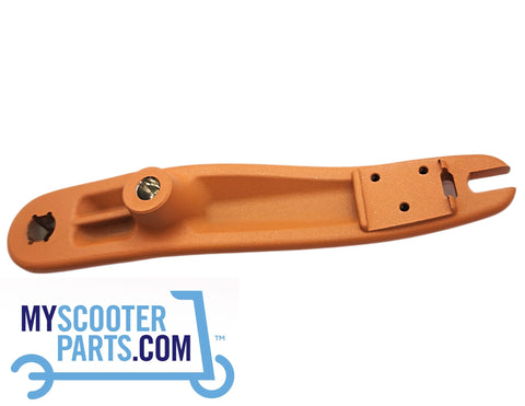 G2 PRO SWING ARM LEFT FRONT KUKIRIN KUGOO VELOZ ORANGE MERCANE
