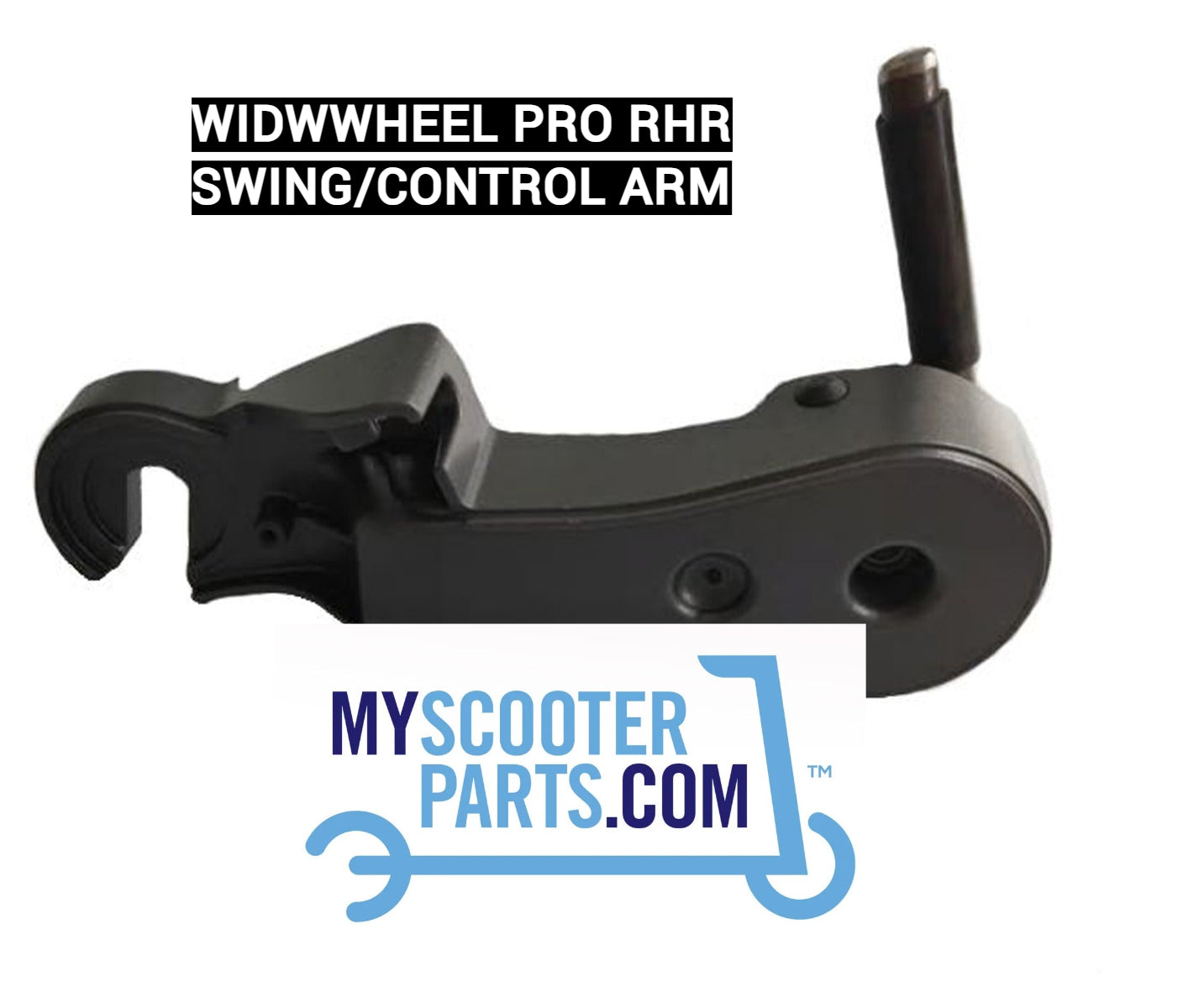 MERCANE WideWheel Pro V2 Right Hand Rear Control Arm with Motor Wire Cutout and Suspension Spring