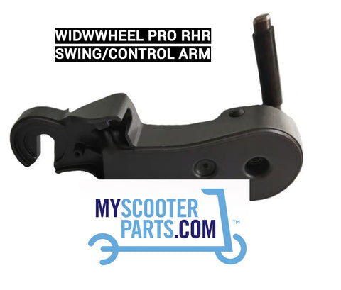 MERCANE WideWheel Pro V2 Right Hand Rear Control Arm with Motor Wire Cutout and Suspension Spring