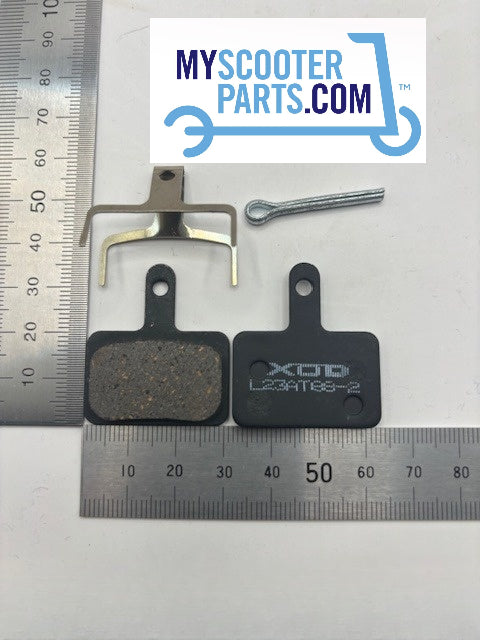 Rectangle brake pads suit electric scootes