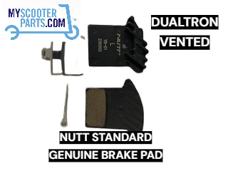 Genuine Nutt Vented Electric Scooter Brake Pads