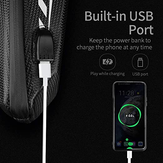 Handle Bar Bag (Water Resistant) with built-in USB port