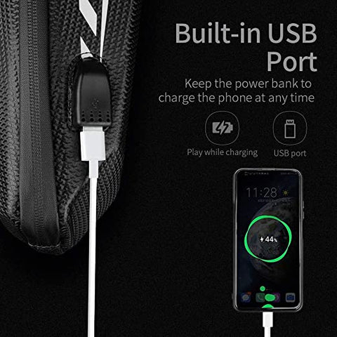 Handle Bar Bag (Water Resistant) with built-in USB port