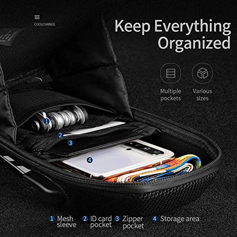 Handle Bar Bag (Water Resistant) with built-in USB port