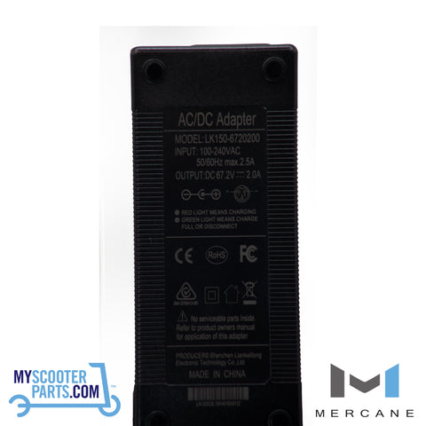 MX60 | Charger 67.2V 2Ah (18mm 3pin male)